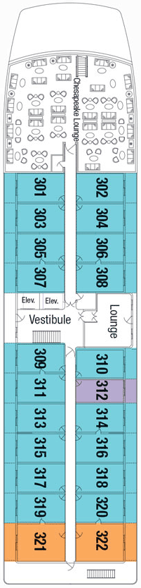 American Constellation Deck Plans