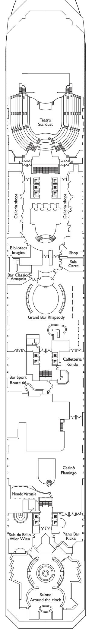 Costa Pacifica Deck Plans