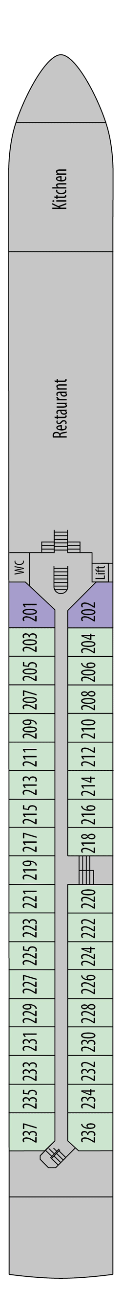 MS William Wordsworth   Deck Plans