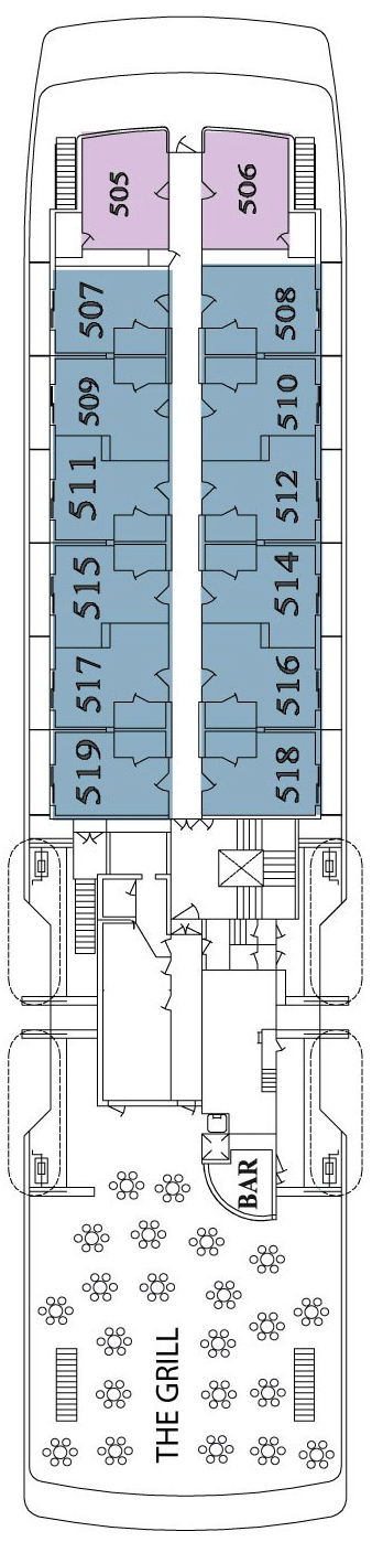 Silver Galapagos Deck Plans